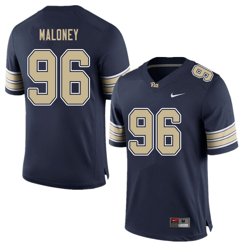 Men #96 Chris Maloney Pitt Panthers College Football Jerseys Sale-Blue